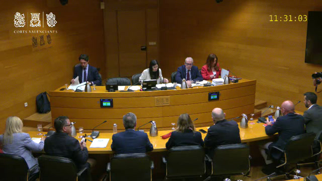 poster Reunió 9-1 Comissió d'investigació sobre les causes de les inundacions causades per la dana...