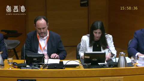 Reunió 10-2 Comissió d'investigació sobre les causes de les inundacions causades per la dana...